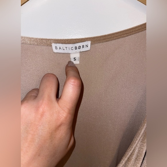 Baltic Born “Meghan” Velvet Maxi Dress Shell - Picture 8 of 9